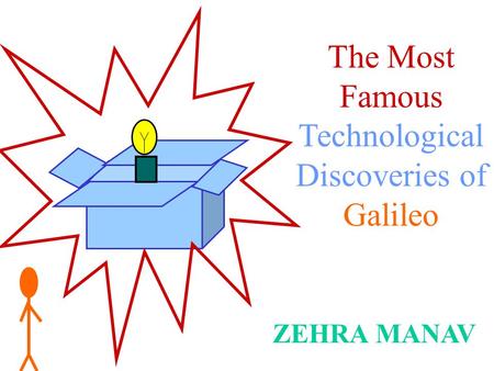 The Most Famous Technological Discoveries of Galileo ZEHRA MANAV.