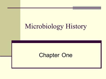 Microbiology History Chapter One. Microorganisms Beneficial Environment Decomposition Digestion Photosynthesis Industry Food processes Genetic Engineering.