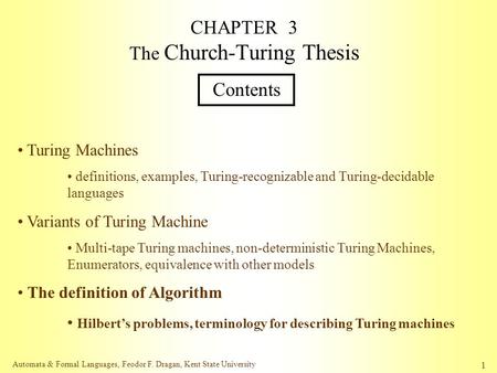 CHAPTER 3 The Church-Turing Thesis