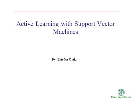 Active Learning with Support Vector Machines
