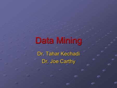 data mining ppt presentation download