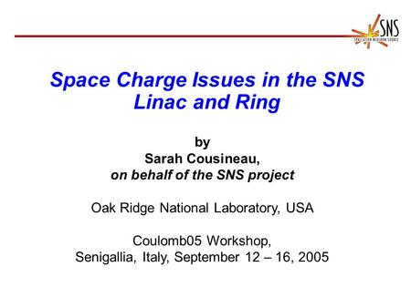 Space Charge Issues in the SNS Linac and Ring