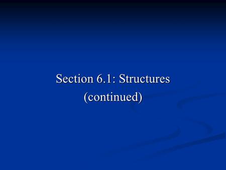 Section 6.1: Structures (continued). Example 1: in-left-side? ; Purpose: To determine whether a point is in the leftmost 150 pixels of the screen. ; Contract.