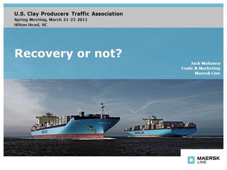 Recovery or not? U.S. Clay Producers Traffic Association