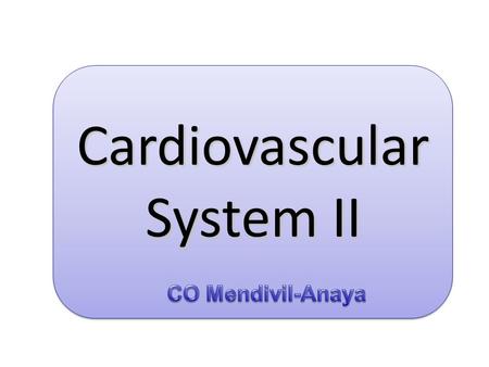 Cardiovascular System II. How do we measure blood pressure ?