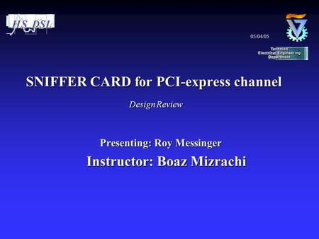SNIFFER CARD for PCI-express channel