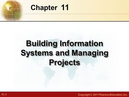 Building Information Systems and Managing Projects