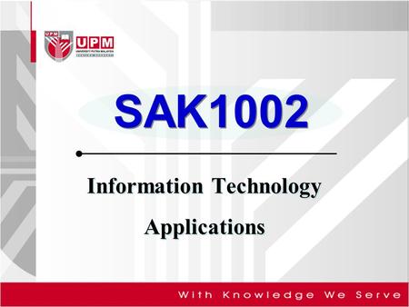 Information Technology Applications