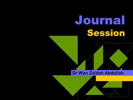 Journal Session Dr Wan Zaidah Abdullah. Agenda  Heparin resistance  BJA, 2002 vol 88, no 4, 467-469  J A M Anderson and E L Saenko.