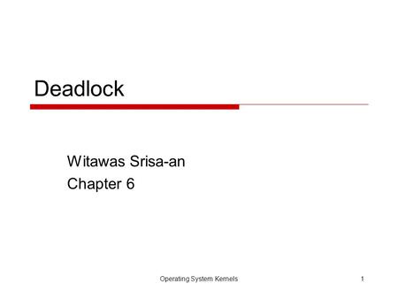 Witawas Srisa-an Chapter 6