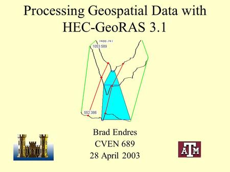 Processing Geospatial Data with HEC-GeoRAS 3.1