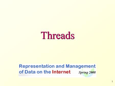 1 Threads. 2 Introduction  s/index.html