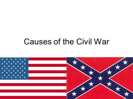Causes of the Civil War. Westward Expansion The Progression of land acquisition in the United States Louisiana Purchase:1803 Original Colonies and General.