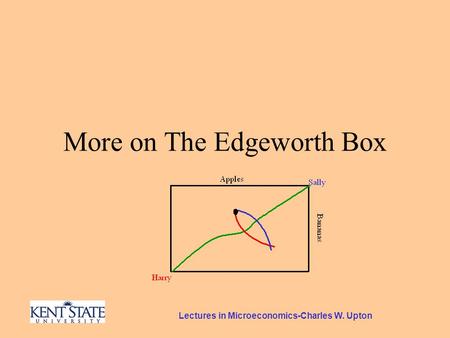 Lectures in Microeconomics-Charles W. Upton More on The Edgeworth Box.