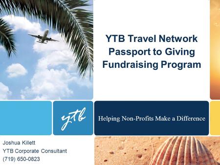 YTB Travel Network Passport to Giving