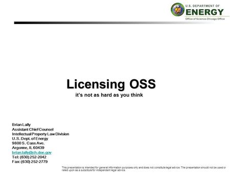 Licensing OSS it’s not as hard as you think