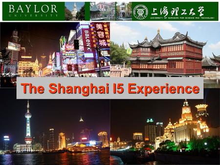 The Shanghai I5 Experience. Modular Course Structure Week 1: Travel & OrientationWeek 1: Travel & Orientation Week 2: Opportunity AssessmentWeek 2: Opportunity.
