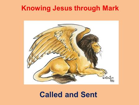 Knowing Jesus through Mark