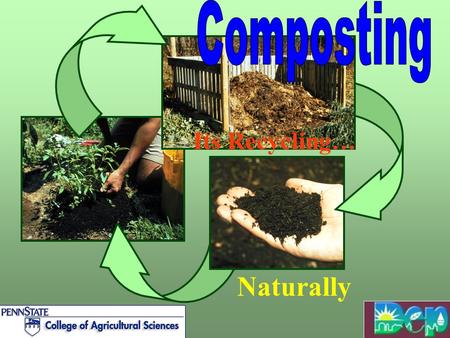 Composting Its Recycling… Composting is recycling naturally Naturally.