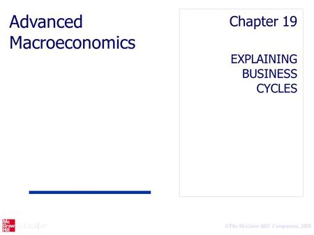 Advanced Macroeconomics