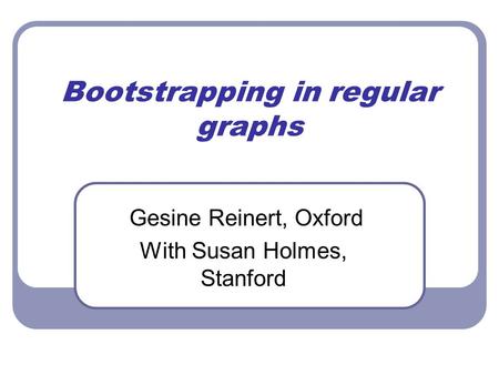 Bootstrapping in regular graphs