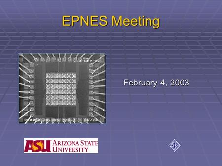 EPNES Meeting February 4, 2003.