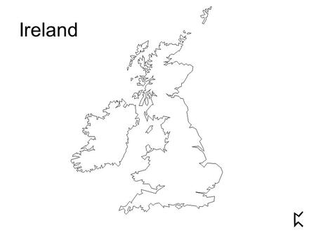 Ireland. Iceland and Ireland on the same scale.
