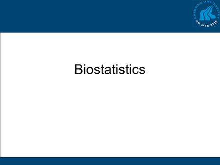 Biostatistics. But why? Why do we read scientific litterature? How do we read scientific litterature?