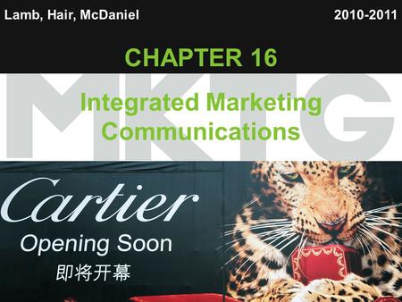 Integrated Marketing Communications