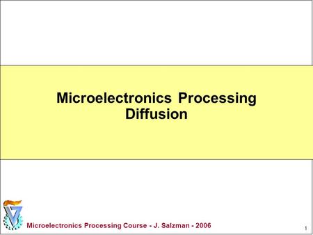 Microelectronics Processing