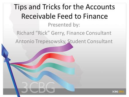 Tips and Tricks for the Accounts Receivable Feed to Finance