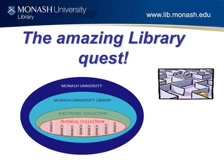 The amazing Library quest!. Aim of Session At the end of the session you will know How to search the Library CatalogueHow to search the Library Catalogue.