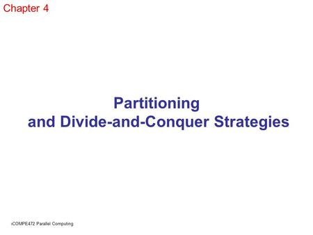 and Divide-and-Conquer Strategies