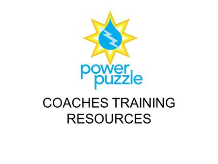 COACHES TRAINING RESOURCES. CONTACT: Norm Kerman 412/681-8673.