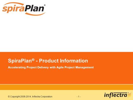 SpiraPlan® - Product Information