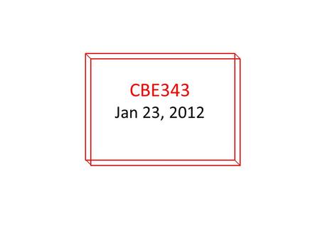 CBE343 Jan 23, 2012. APPLICATION OF THE DESIGN EQUATION FOR CONTINUOUS-FLOW REACTORS X -r A [mol/m 3 ∙s] 0 0.1 0.2 0.4 0.6 0.7 0.8 0.450 0.370 0.300 0.195.