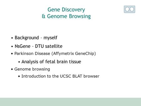 Gene Discovery & Genome Browsing