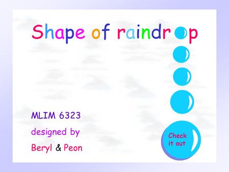 Shape of raindr p MLIM 6323 designed by Beryl & Peon Check it out.