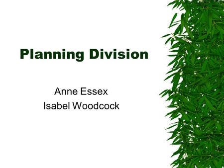 Planning Division Anne Essex Isabel Woodcock. Main Services  Admissions Monitoring  Annual Monitoring  Annual Review  Budget Devolution  Data Quality.
