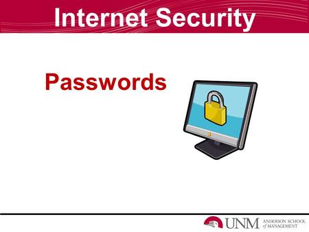 Internet Security Passwords.