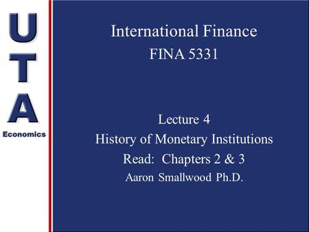 International Finance