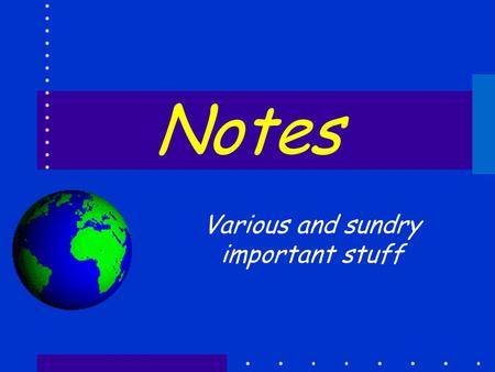 Notes Various and sundry important stuff. esf Laboratory for Applied GIS 2 Overview Computers in Moon Submitting the Transcript Your data structure (again)