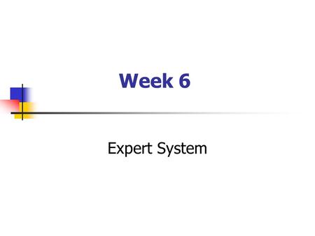 Week 6 Expert System. Case Scenario During ABC Enterprise management meeting to discuss whether the company should consider a merger with other business.
