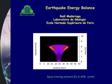Earthquake Energy Balance