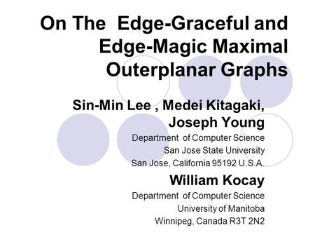 On The Edge-Graceful and Edge-Magic Maximal Outerplanar Graphs