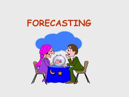 FORECASTING. Types of Forecasts Qualitative Time Series Causal Relationships Simulation.