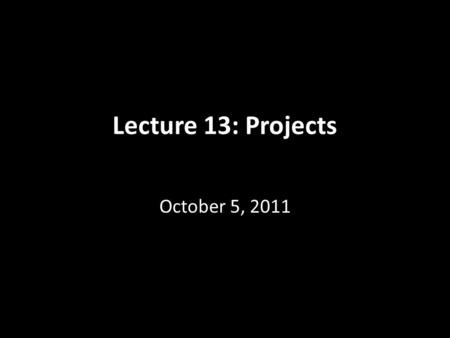 Lecture 13: Projects October 5, 2011. Spitzer Space Telescope 0.85 meter infrared telescope Launched in August 2003 Cooled to ~1.5 K Warm (2009-); IRAC.