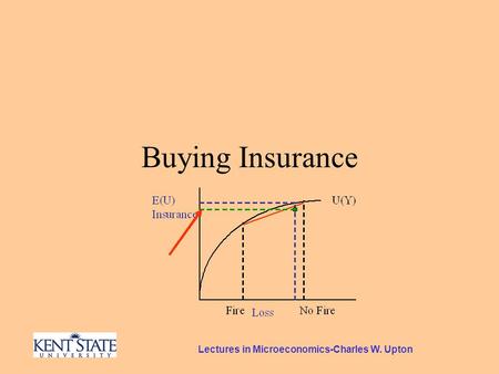 Lectures in Microeconomics-Charles W. Upton Buying Insurance.
