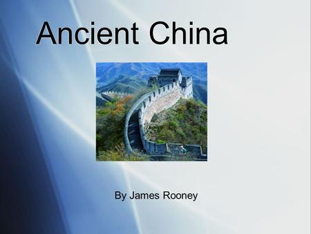 Ancient China By James Rooney China population  With just over 1.3 billion people (1,330,044,605), China is the world's most populous country. As the.