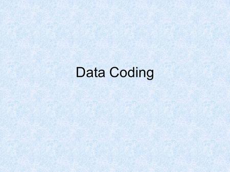 Data Coding. What is it?? “Coding is the translation of data into labeled categories suitable for computer processing” –Richardson, Meyburg and Ampt 1995.